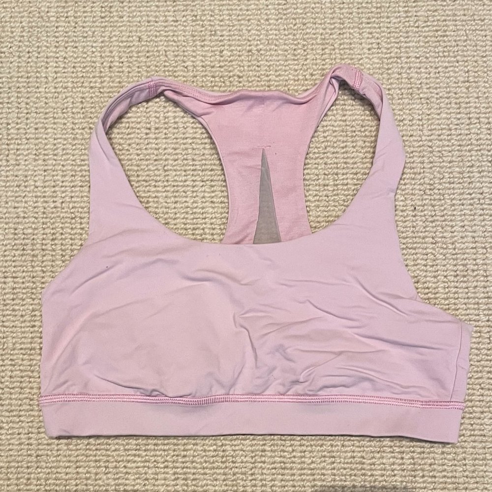 Pink Lulu Lemon Sports Bra